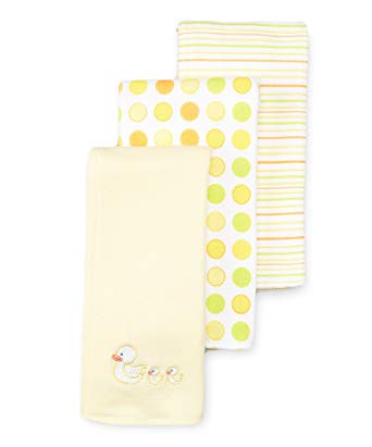 Spasilk Baby-Boys Newborn 3 Pack 100% Cotton Burp Cloths