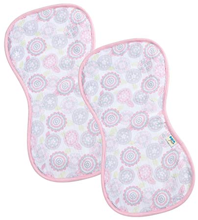 Born Free Muslin Burp Cloth, 2 Pack, Floral