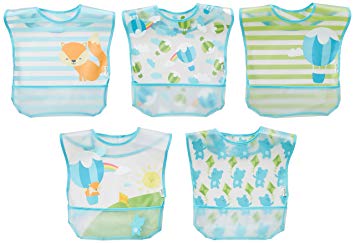 green sprouts Wipe-off Bibs (5pk)