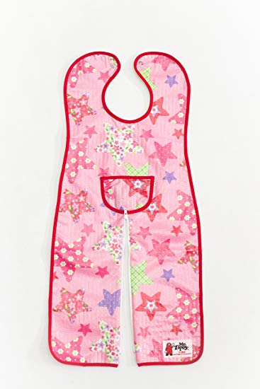 Mr. Zippy Baby Bib Star Pink