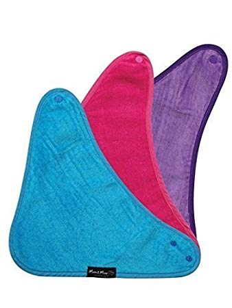 Mum 2 Mum m2b3-M11476 Wonder Bib Bandana Multipack44; Teal44; Cerise44; and Purple