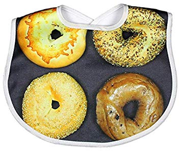 Raindrops Fresh Bagels Bib, Multi