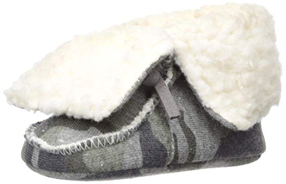 Mud Pie Baby Boys' Camo Sherpa Booties