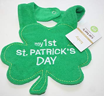 Carter's Green Baby Bib My First St. Patrick's Day