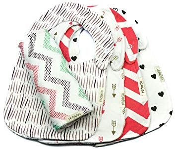 Ultimate Waterproof Baby Bib by Regaroo - Triple Layer with Cotton Front, Waterproof Inner Liner & Plush...