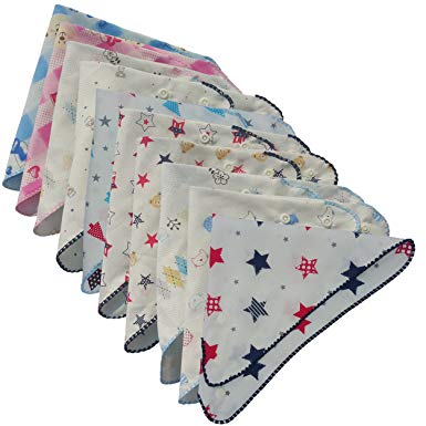 Muslin Baby Bandana Drool Bibs