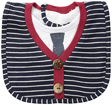 Mud Pie Baby-Boys Newborn Cardigan Bib, Cardigan, One Size