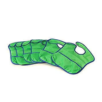 Crumb Catcher Bibs, Pack Of 6