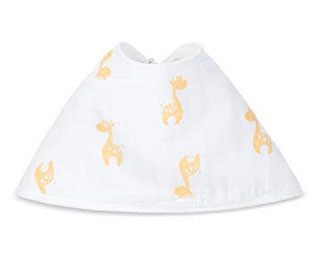 aden by aden + anais Burpy Bib, 100% Cotton Muslin, Soft Absorbent 4 Layers, Multi-Use Burp Cloth...