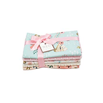 Southern Charm Baby Girl Burp Cloth Set of 5 { TeePees, Flowers, Antlers } MEG Original 197