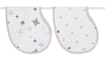 aden + anais Classic Burpy Bib, Shine On, 2 Pack