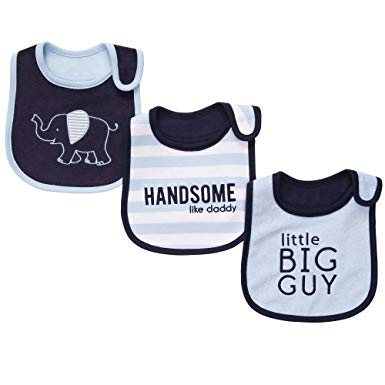 Carter's Baby Boys' 3-Pack Teething Bibs