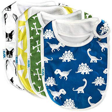 Baby Bib Large Toddler Burpy Absorbent Feeding Reflux Drool Teething Snap Button