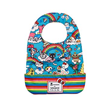 Ju-Ju-Be Tokidoki Collection Be Neat Reversible Bib, Rainbow Dreams