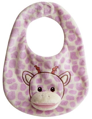 Giggles Purple Giraffe Bib 11