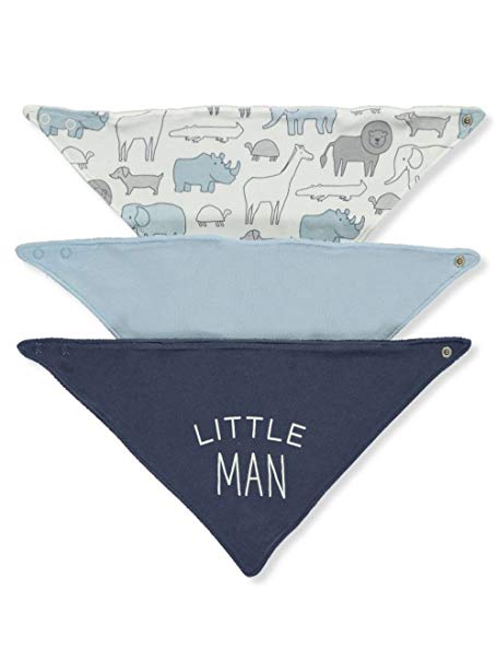 Carter's Baby Boys' 3-Pack Bandana Bibs