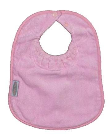 Silly Billyz Towel Bib, Pale Pink 3 mos - 3 yrs