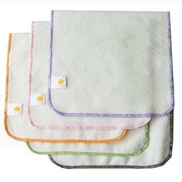 Satsuma Designs 5 Pack Organic Flannel Burp Cloth