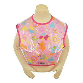 Goo-Goo Baby Perfect Pocket Bib, Wildflower Friends, Large (2-4 Years)