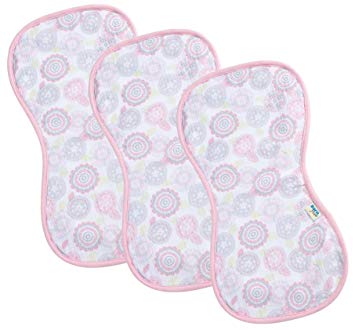 Born Free Muslin Burp Cloth, 3 Pack, Floral