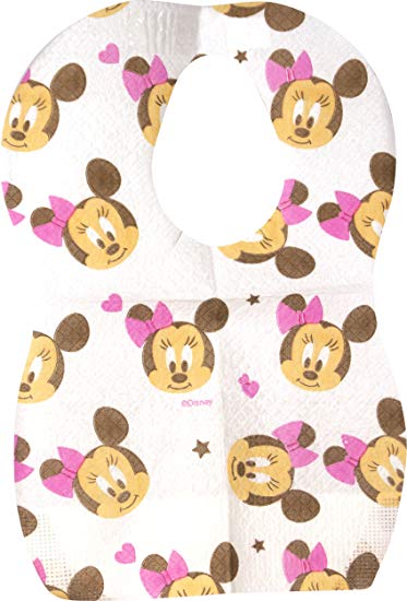 Disney Minnie Mouse 10 Piece Disposable Bibs