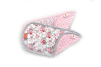 Pello Burp Cloth Set Set, Multi-purpose Blanky/Lovey, Washable for Feeding/Eating, Sarah/Pearl