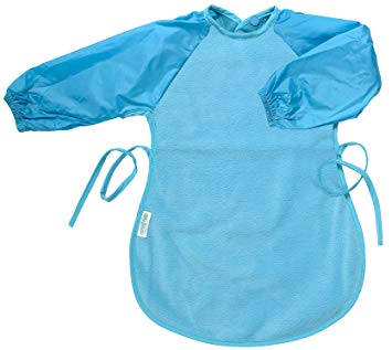 SILLY BILLYZ MESSY EATER BABY FEEDING BIB - AQUA