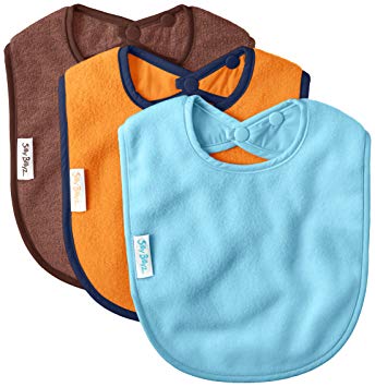 Silly Billyz Basic Fleece Bib Set, Neutral