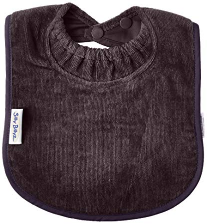 Silly Billyz Premium Toweling Bib, Grey